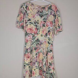 Faithfull The Brand Dress - Pink + Yellow Floral